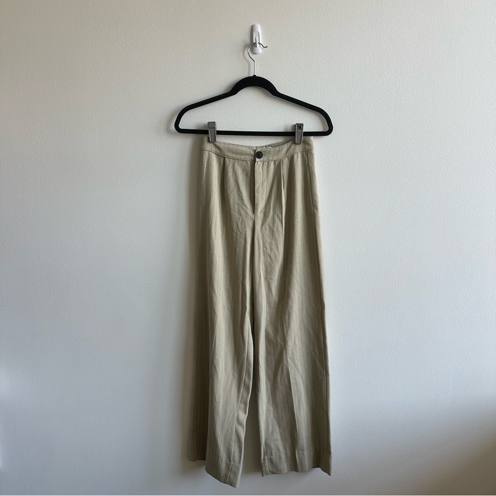 Tan Stripe Pants
